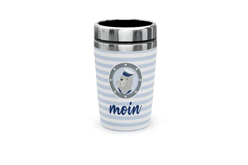 Thermobecher to go "Moin"