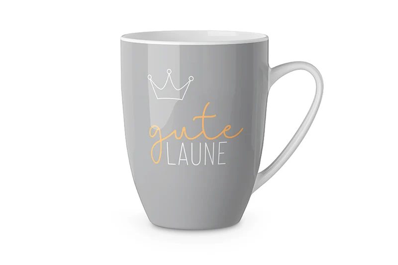 Tasse „Gute Laune“ – Krone, Cosy Moments Becher 250 ml
