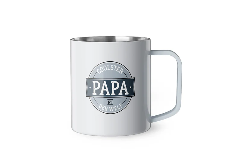 Edelstahl Thermobecher Coolster Papa der Welt