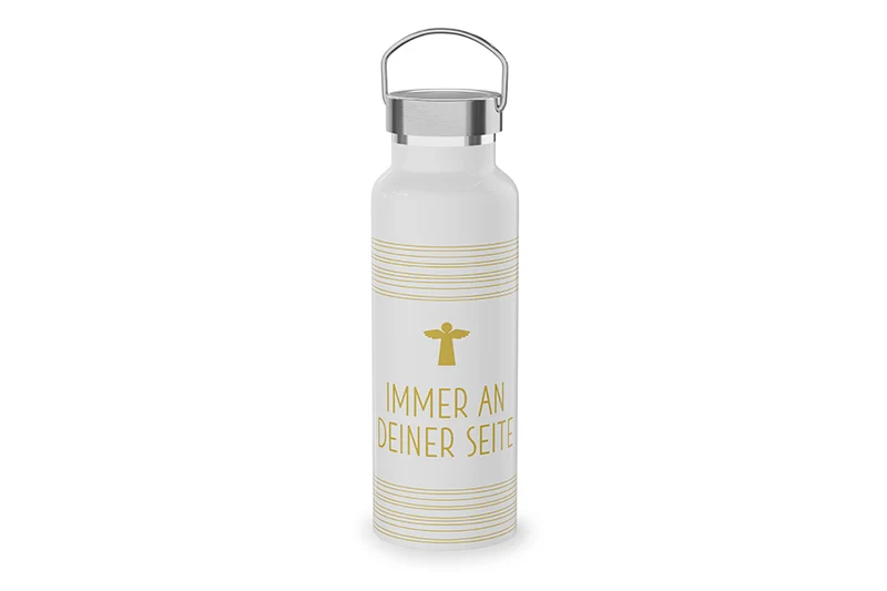 Edelstahl Thermoflasche "Immer an Deiner Seite" - Engel
