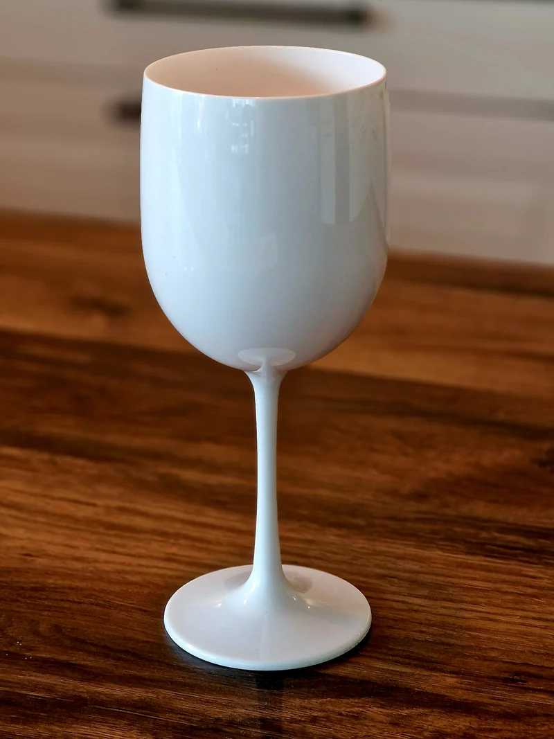 XL Champagner Becher weiß