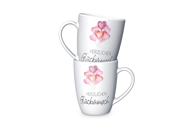 Tasse „Herzlichen Glückwunsch“ – Becher 250 ml