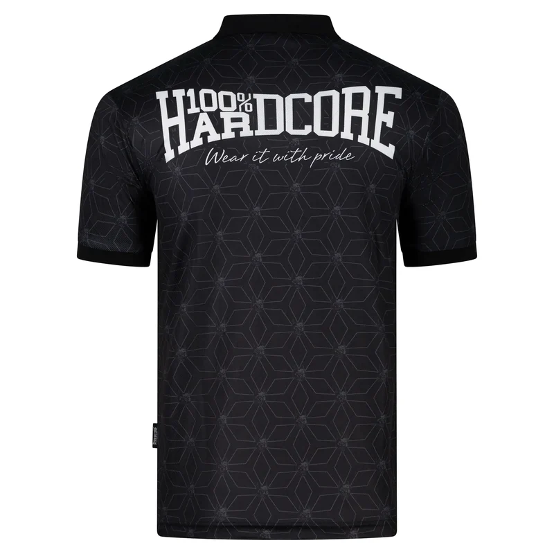 100% HARDCORE Soccershirt "Essential Taped" | Black/White