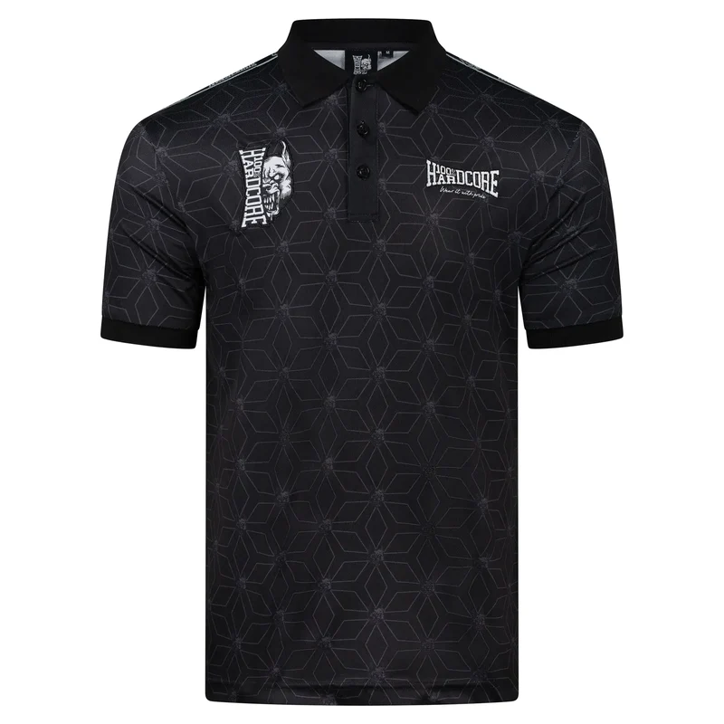 100% HARDCORE Soccershirt "Essential Taped" | Black/White