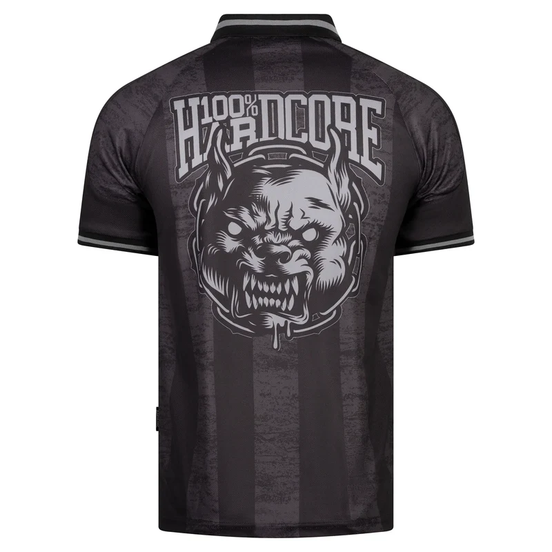 100% HARDCORE Herren Soccershirt "Worldwide" | Black