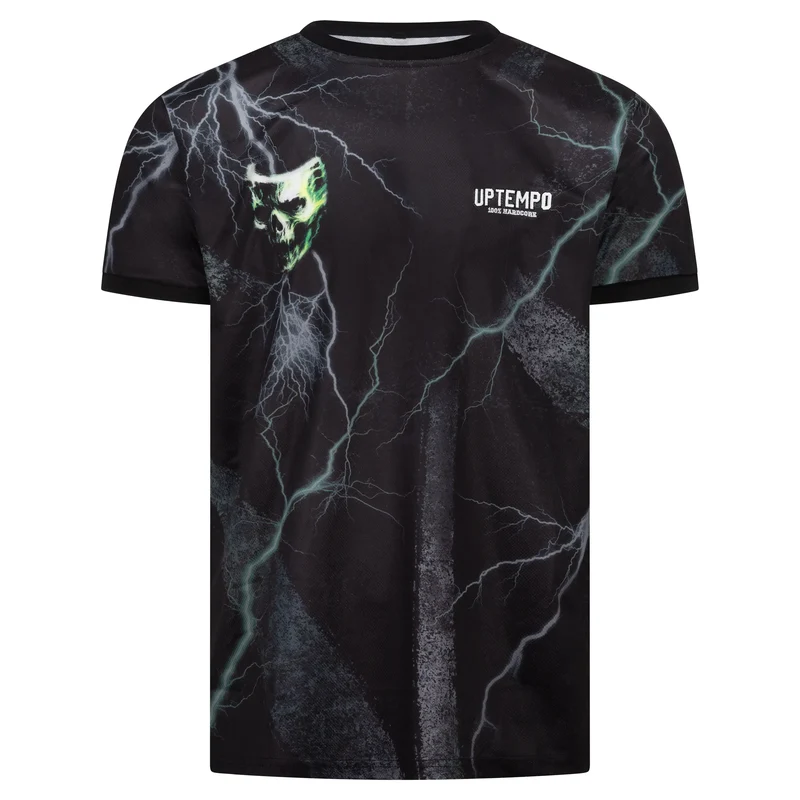 UPTEMPO Soccer T-Shirt "Skullstorm" | Grün