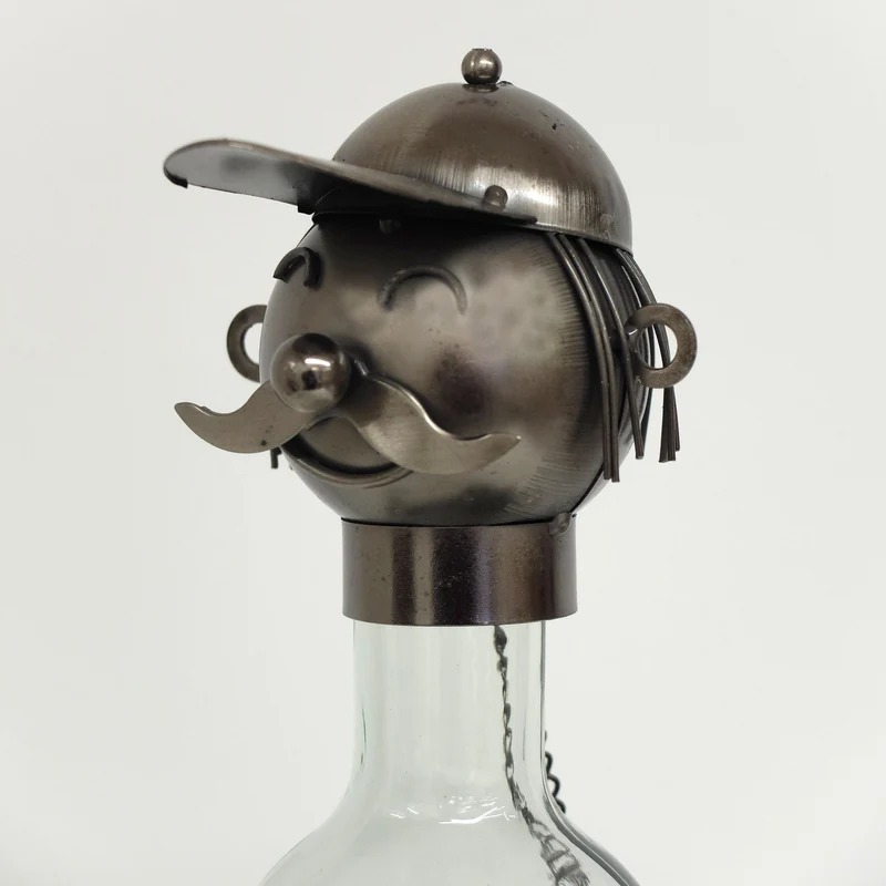 Metall-Flaschenhalter "Angler"