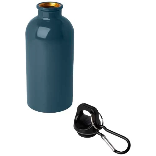 Oregon 400 ml RCS-zertifizierte, einwandige Trinkflasche aus Edelstahl mit Karabinerhaken
