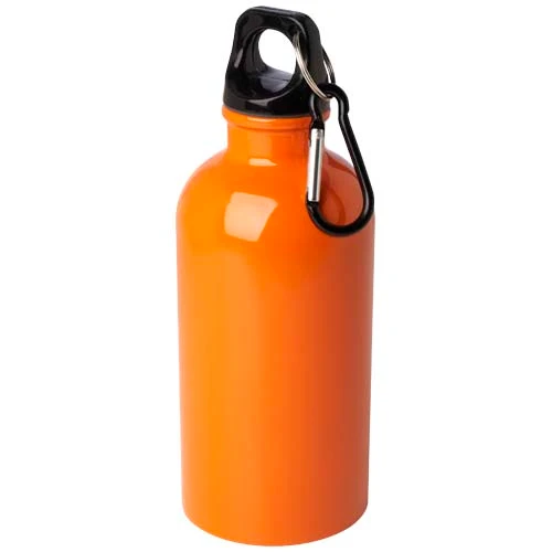 Oregon 400 ml RCS-zertifizierte, einwandige Trinkflasche aus Edelstahl mit Karabinerhaken