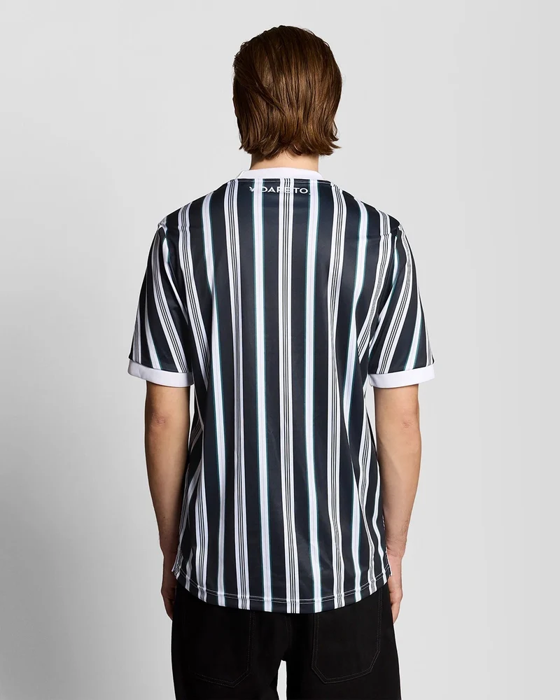 ❌ SALE ❌ LYLE & SCOTT Prep Stripe Football Shirt | Dark Navy