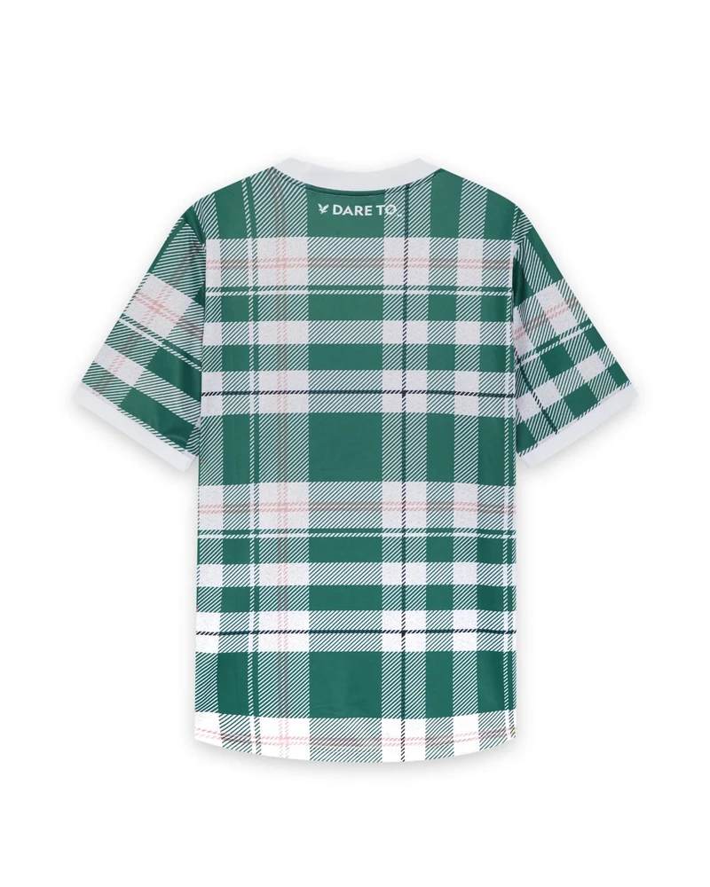 ❌ SALE ❌ LYLE & SCOTT Tartan Football Shirt | Everglade