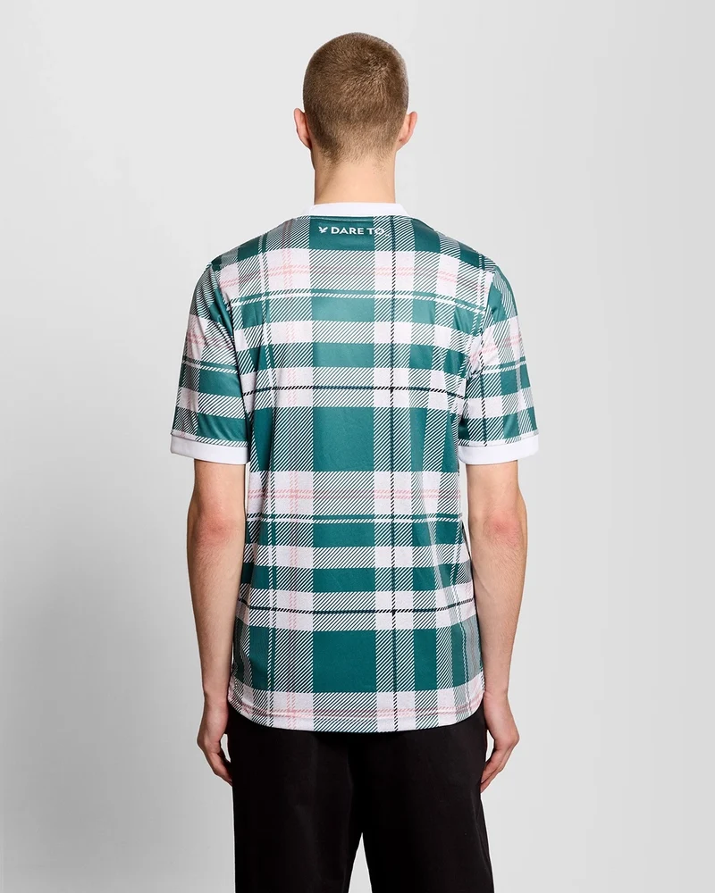❌ SALE ❌ LYLE & SCOTT Tartan Football Shirt | Everglade