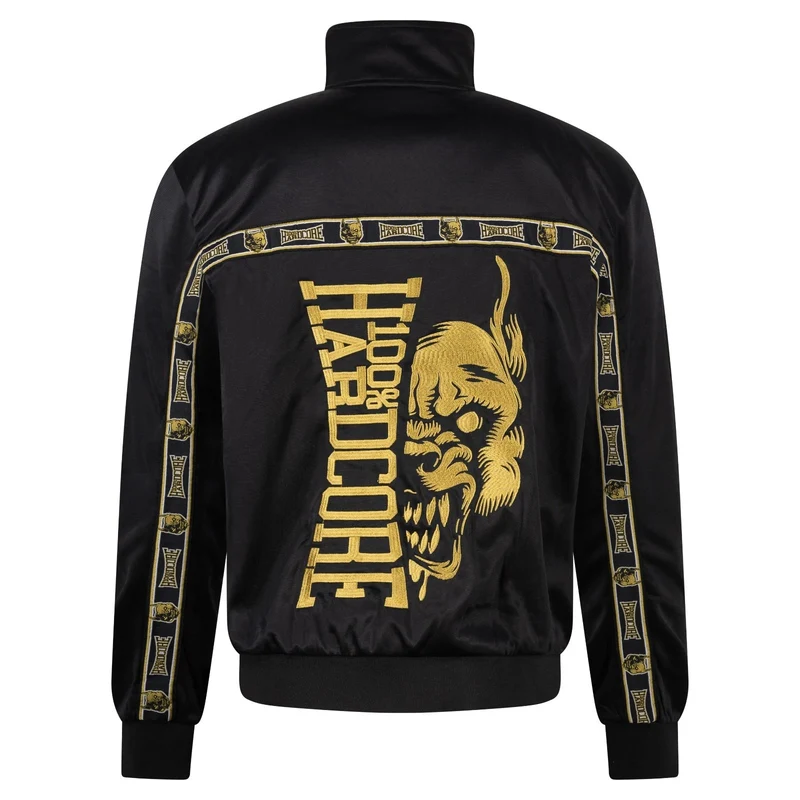 100% HARDCORE Trainingsjacke "Essential" | Black/Gold
