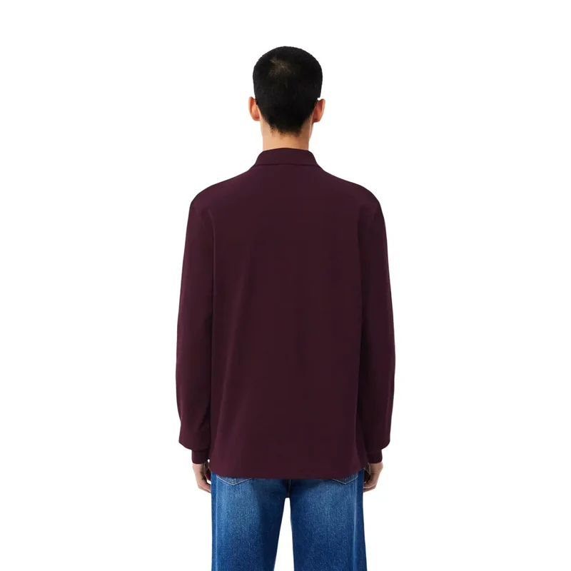 Lacoste Herren Lila Baumwoll-T-Shirt