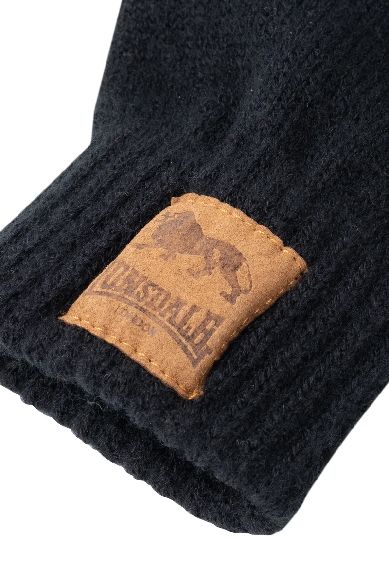 LONSDALE Mütze & Handschuh Set "Deazley" | Black