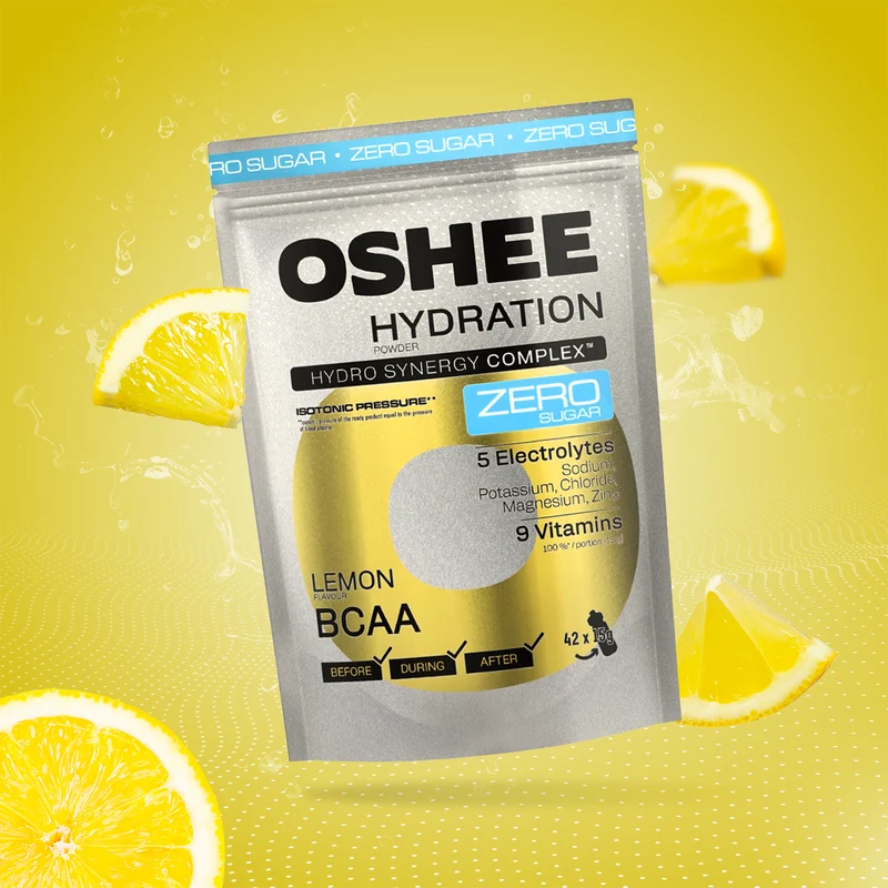 OSHEE Hydration Zero Sugar Lemon BCAA Pulver 630 g