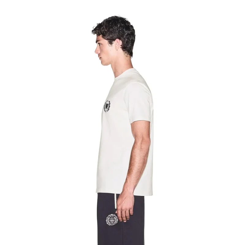 Armani Exchange Weißes Baumwoll-T-Shirt für Herren