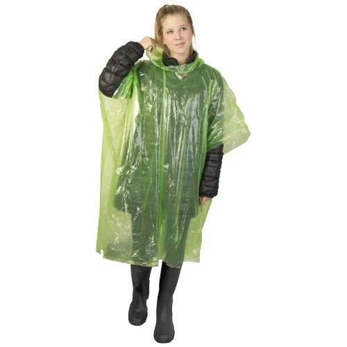 Ziva Einweg Regenponcho mit Hülle