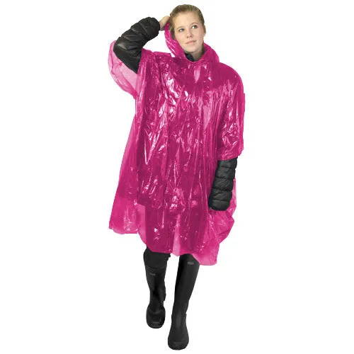 Ziva Einweg Regenponcho mit Hülle