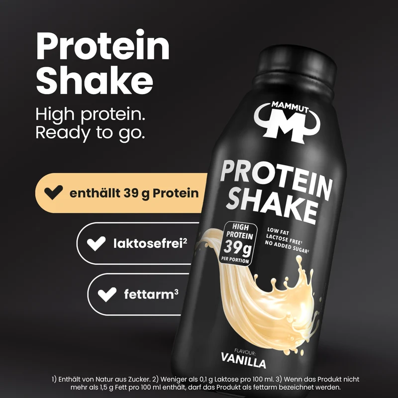 Protein Shake - RTD - 500 ml PET Flasche