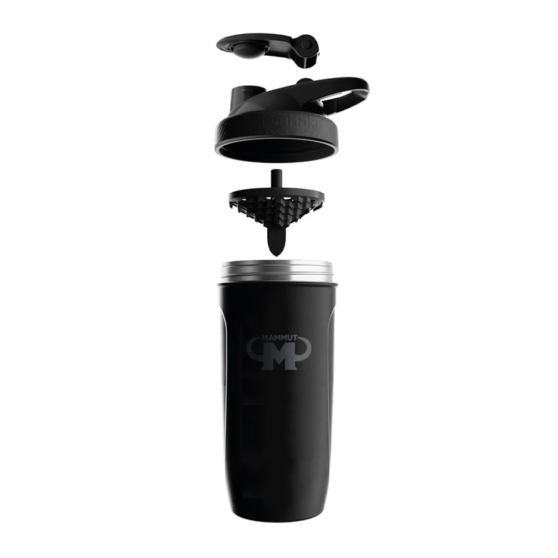Edelstahl Shaker - Reforce Black Matt - Design Mammut Nutrition - Stück