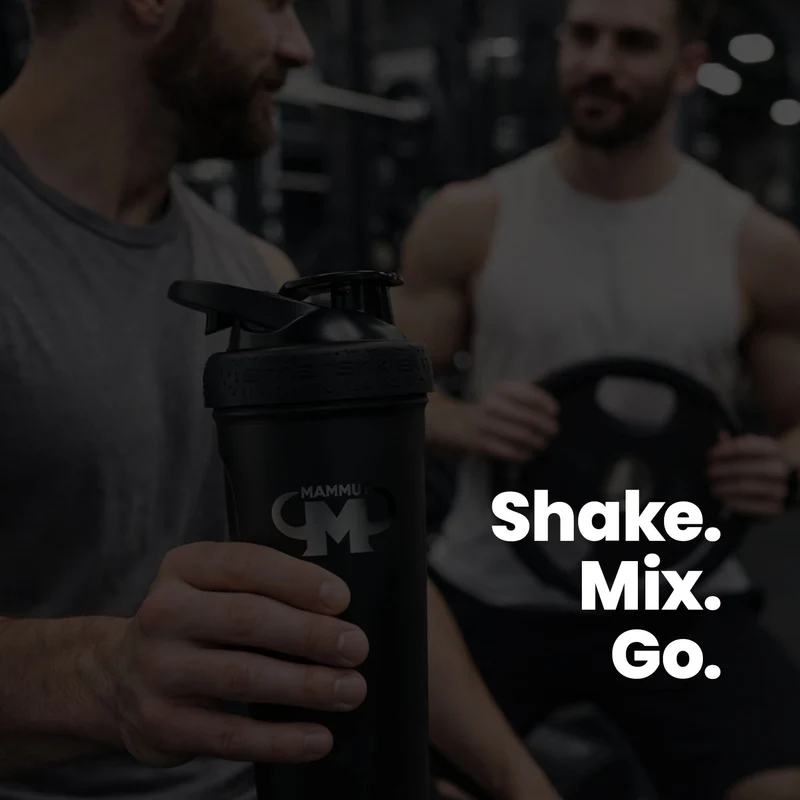 Edelstahl Shaker - Reforce Black Matt - Design Mammut Nutrition - Stück