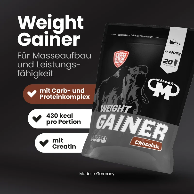 Weight Gainer Crash 5000 - 1400 g Zipp-Beutel