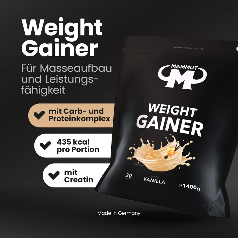Weight Gainer Crash 5000 - 1400 g Zipp-Beutel