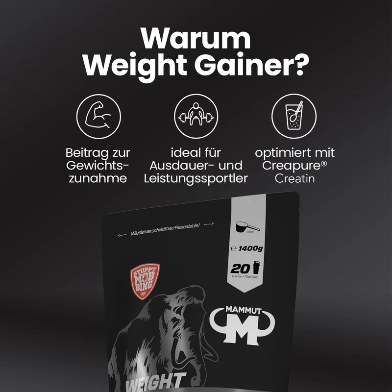 Weight Gainer Crash 5000 - 1400 g Zipp-Beutel
