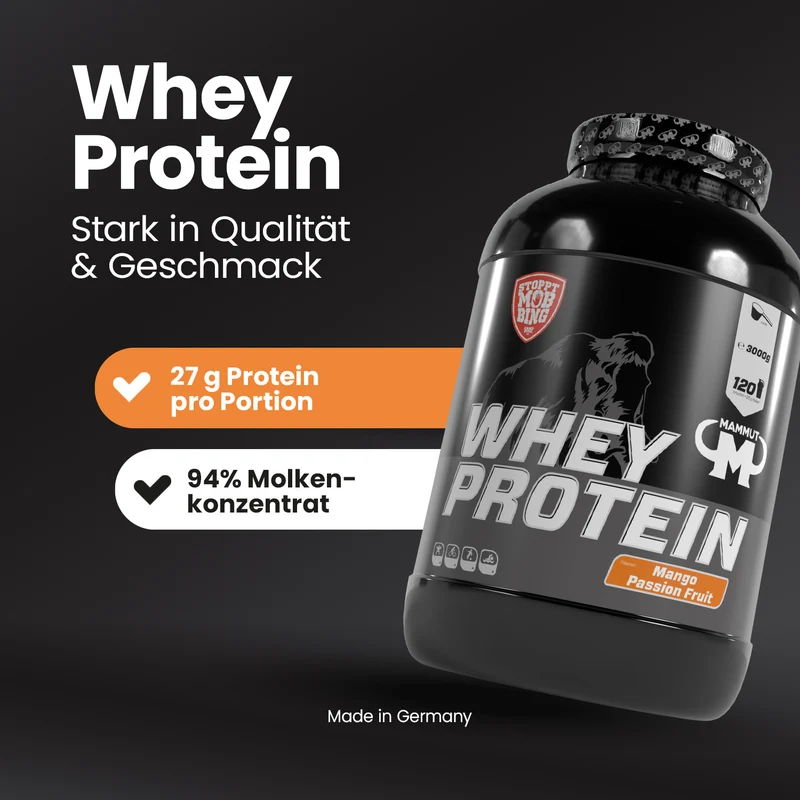 Whey Protein - 3000 g Dose