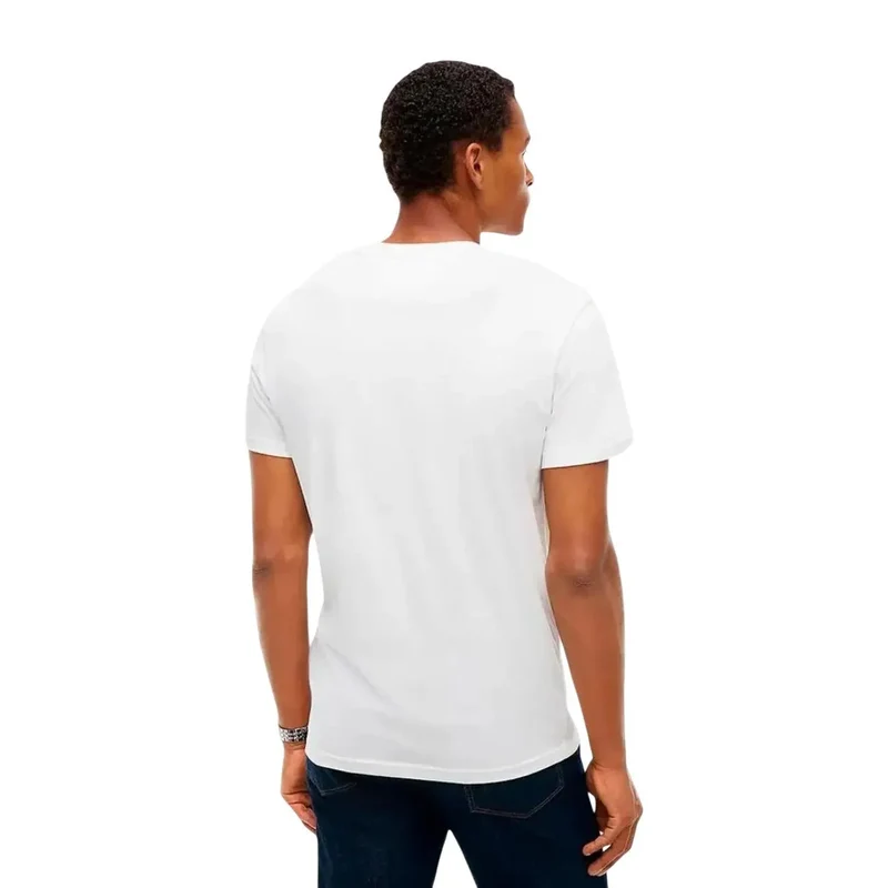 Tommy Hilfiger Weißes T-Shirt aus Bio-Baumwolle für Herren