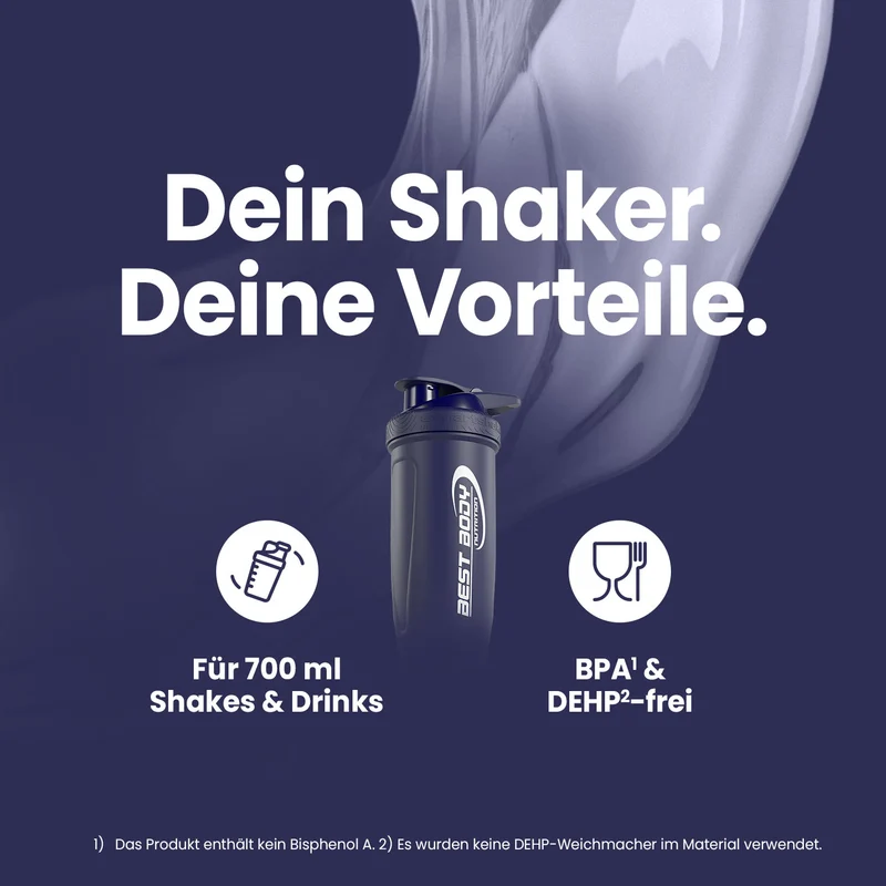 Edelstahl Shaker - Design Best Body Nutrition