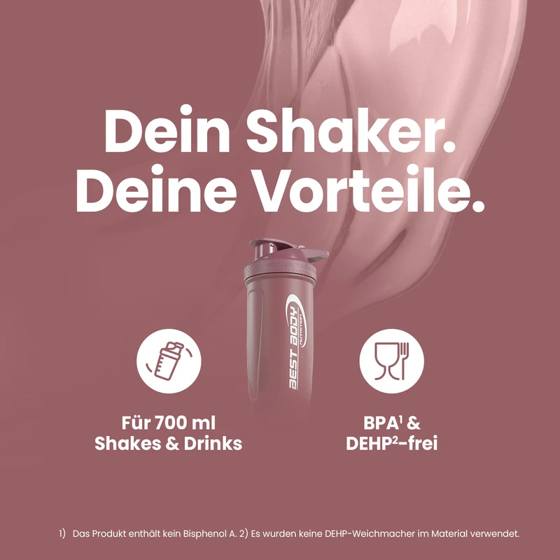 Edelstahl Shaker - Design Best Body Nutrition