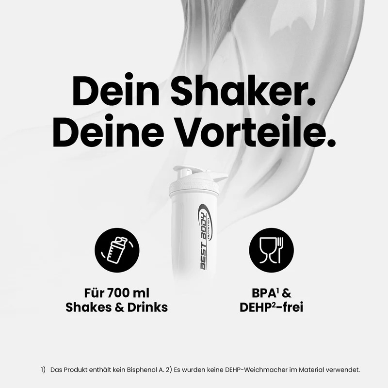 Edelstahl Shaker - Design Best Body Nutrition
