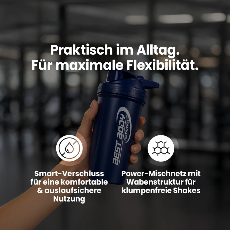 Edelstahl Shaker - Design Best Body Nutrition