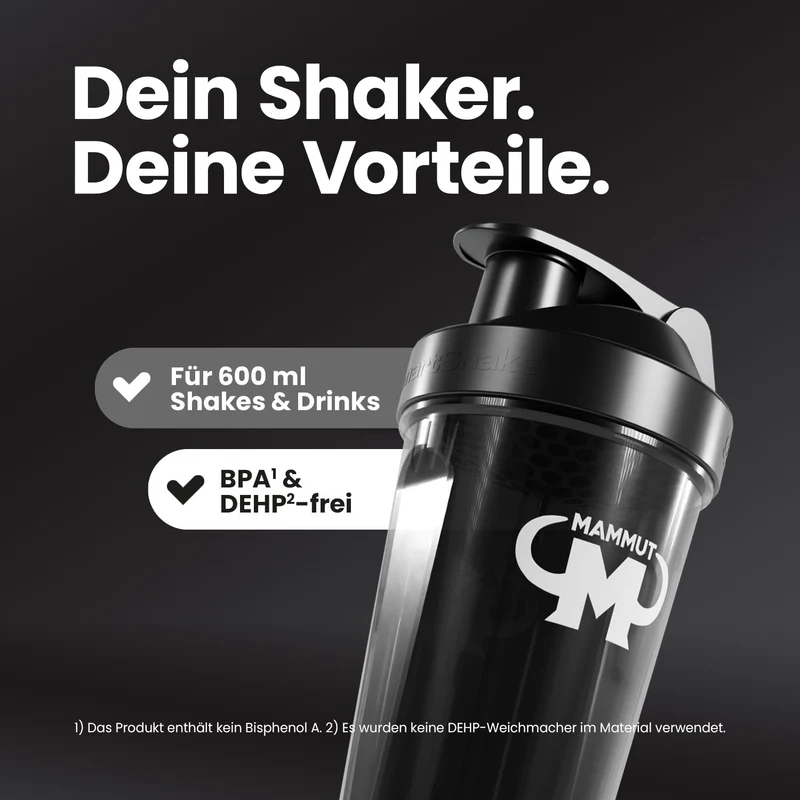 Eiweiß Shaker - Design Mammut Nutrition