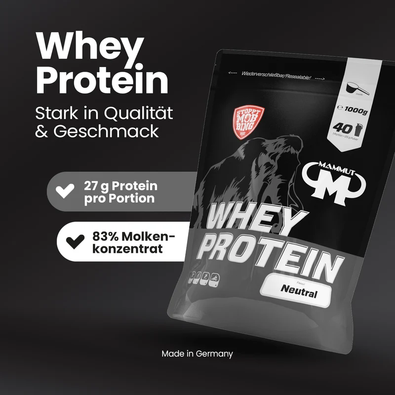 Whey Protein - 1000 g Zipp-Beutel