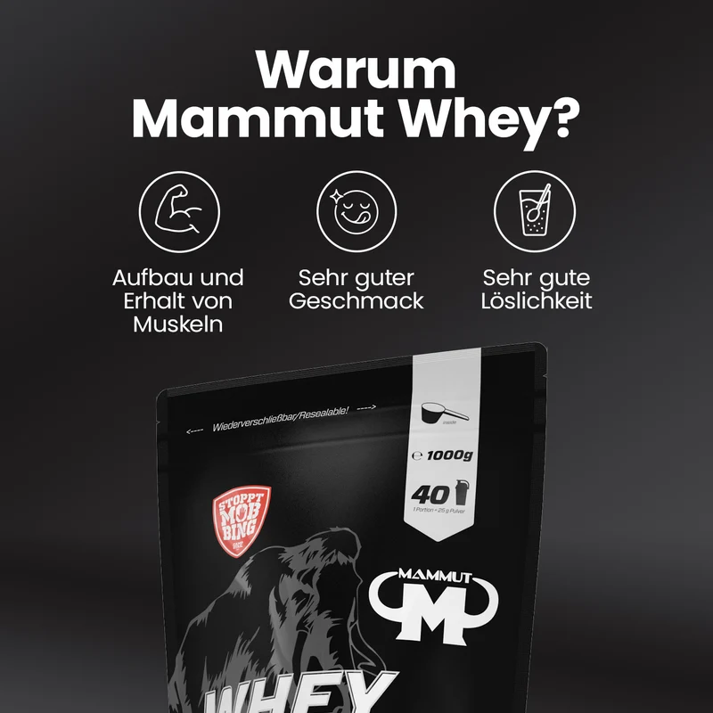 Whey Protein - 1000 g Zipp-Beutel