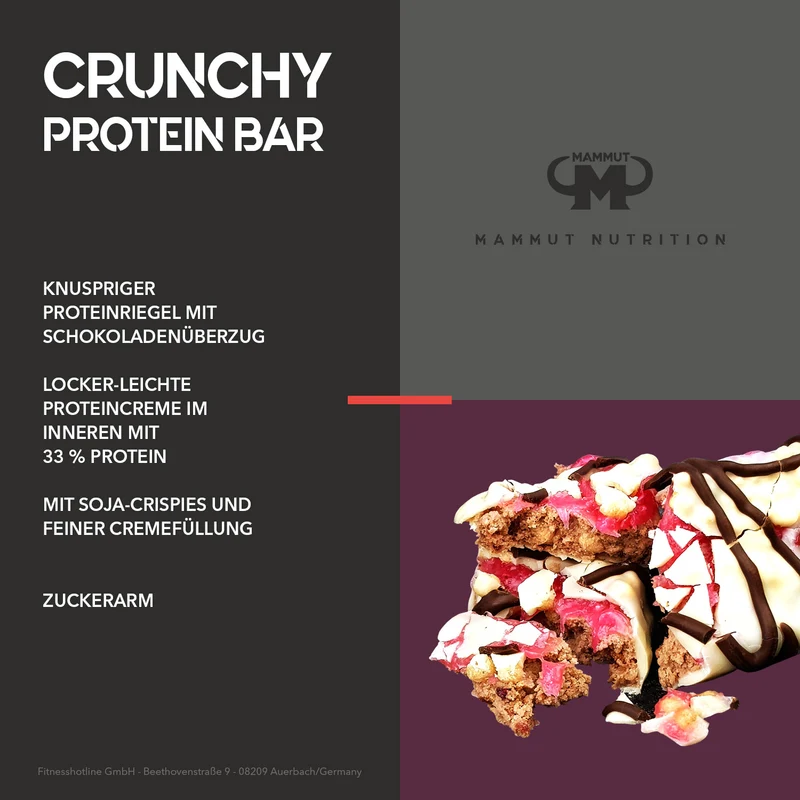 Crunchy Protein Bar - 45 g Riegel