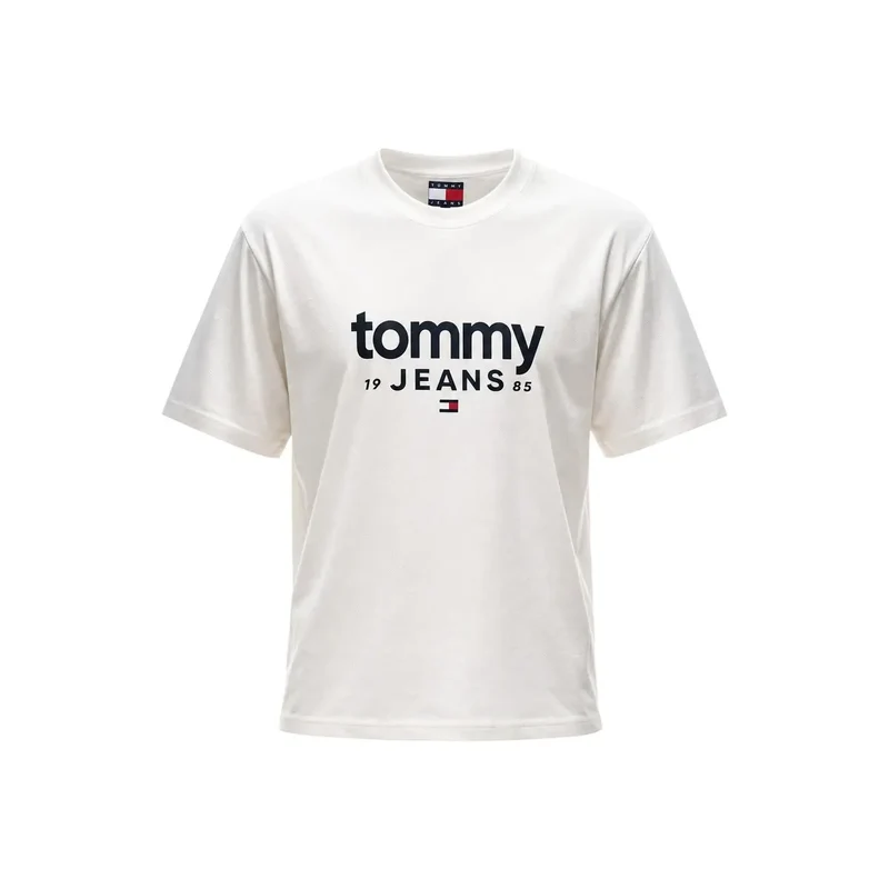 Tommy Hilfiger Weißes Herren-T-Shirt aus Bio-Baumwolle