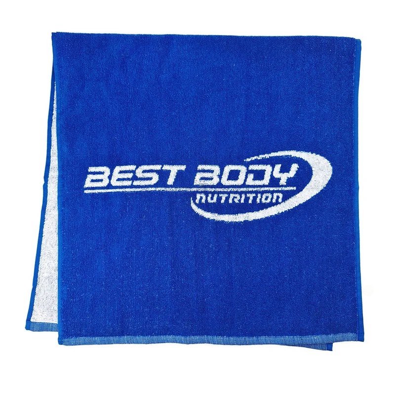 Fitness Handtuch 50 x 100 - blau - Design Best Body Nutrition - Stück