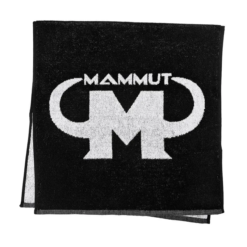 Fitness Handtuch 50 x 100 - schwarz - Design Mammut Nutrition - Stück