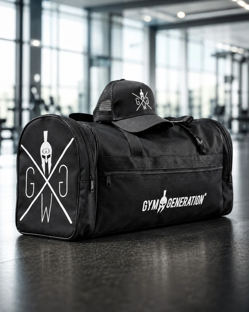Sporttasche Gross 65L - Schwarz