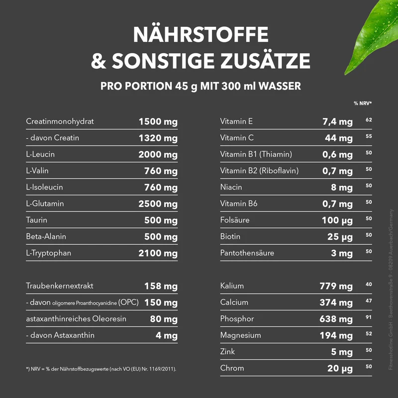 Post Load - Tropical - 1800 g Dose