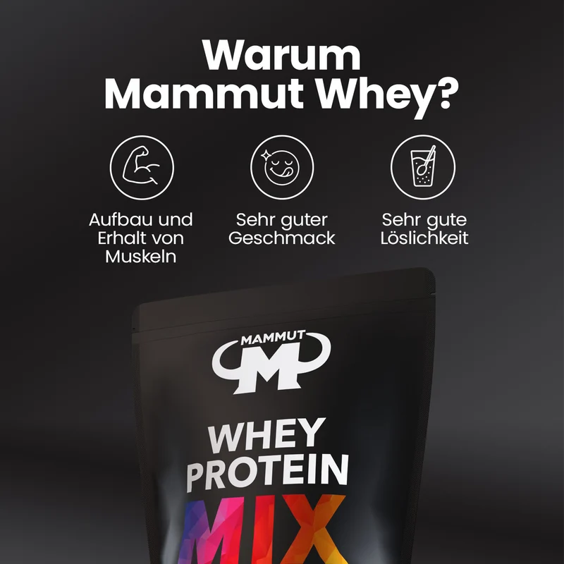 Whey Protein - Mix Beutel - 10 x 25 g Portionsbeutel - verpackt im Zipp