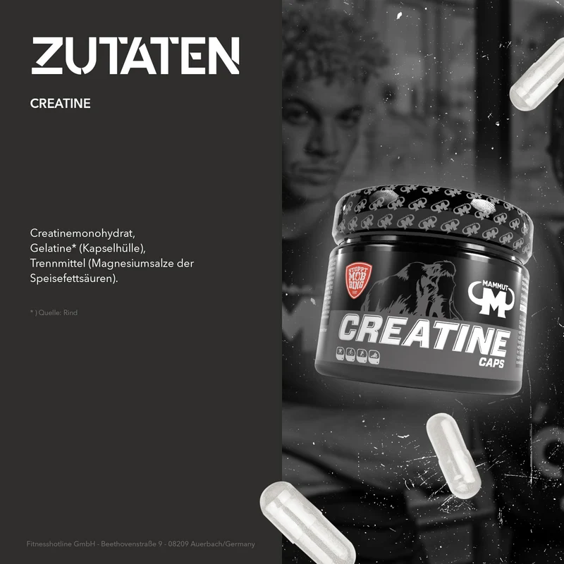 Creatine Caps - 240 Stück/Dose
