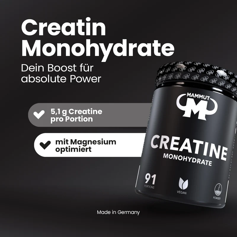 Creatine Monohydrate Powder - 550 g Dose