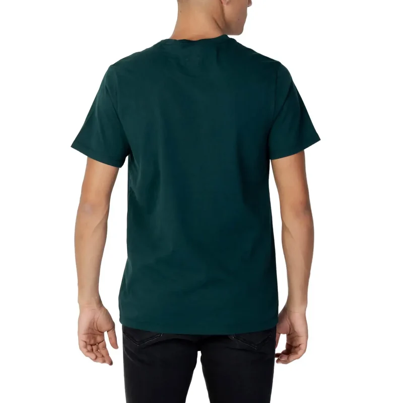 Levi's Herren T-Shirt aus grüner Baumwolle mit Rundhalsausschnitt