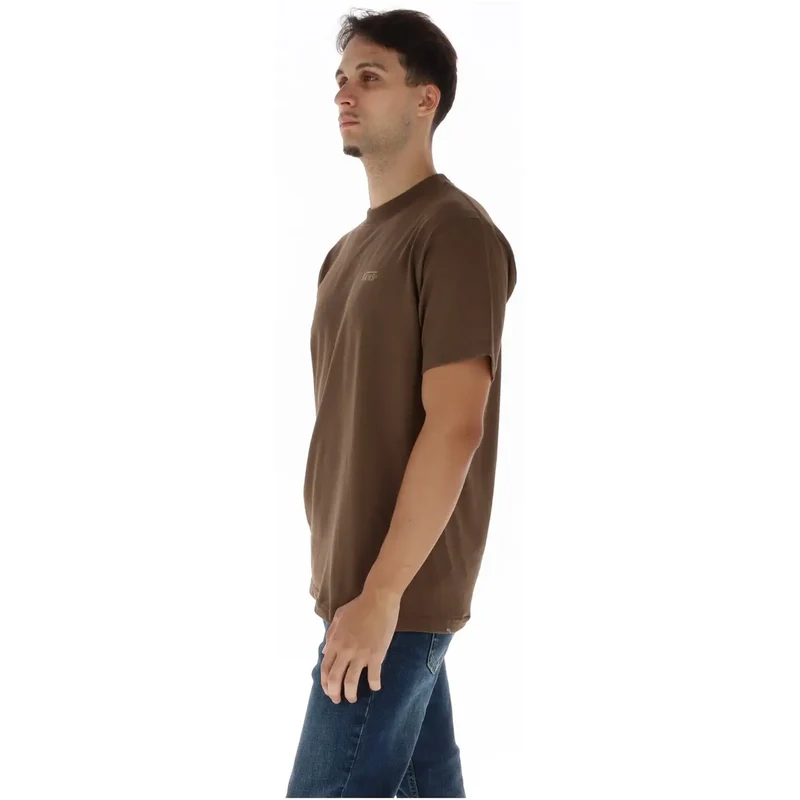 Vans Herren T-Shirt aus brauner Baumwolle, Kurzarm