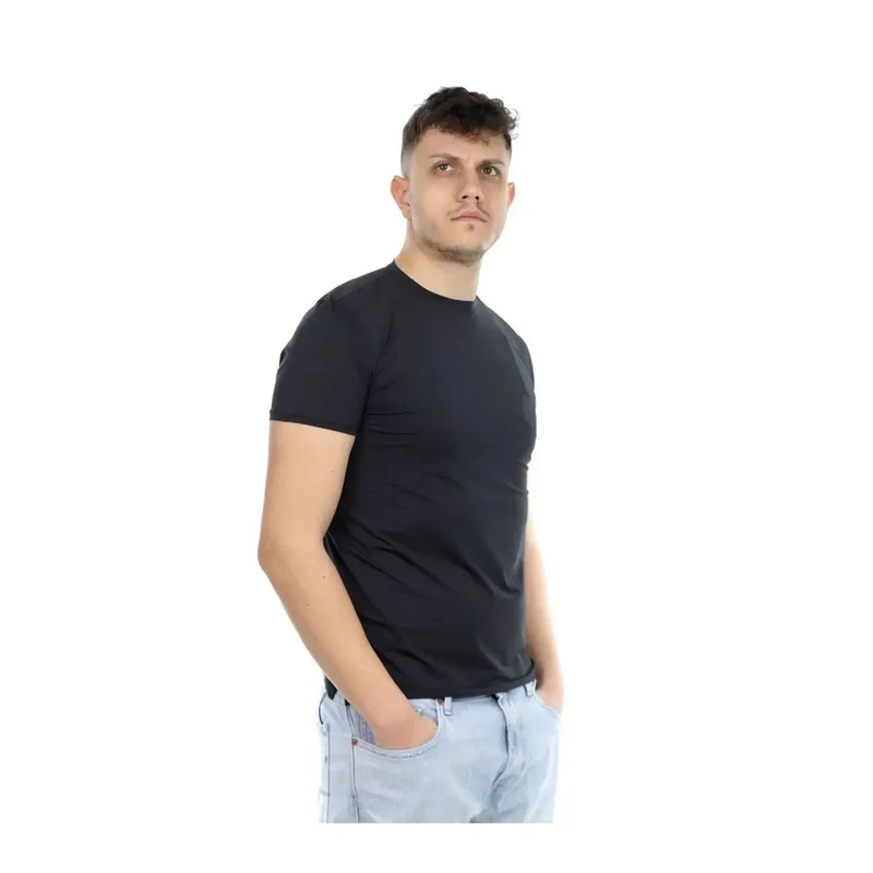 RRD Herren T-Shirt, schwarz, Polyamid-Elastan-Mischgewebe